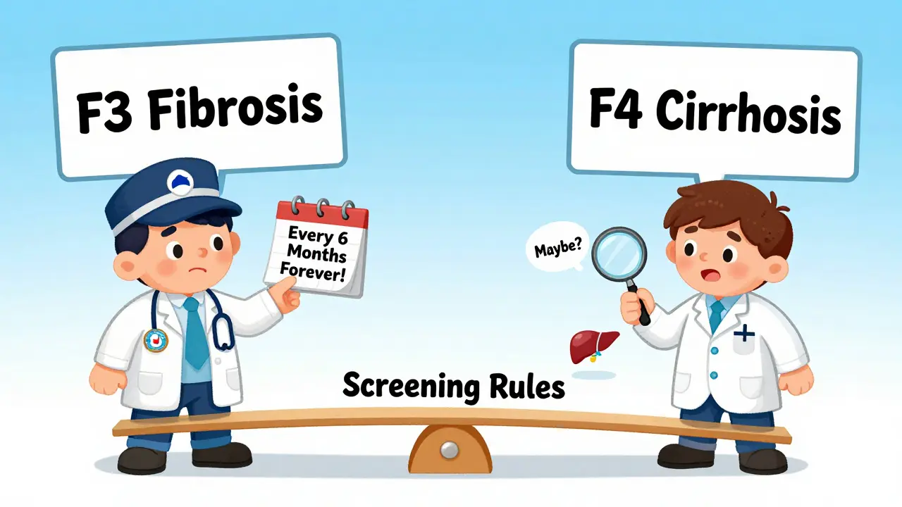 Two children on a seesaw with different screening rules from Europe and the U.S., showing guideline differences.